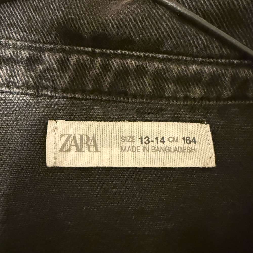 Zara Black Denim Shirt - Picture 4 of 4